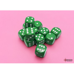 Opaque Green/white 16mm d6...