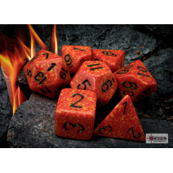 Speckled Fire Polyhedral 7 - Dice Set