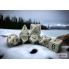 Speckled Arctic Camo Polyhedral 7 - Dice