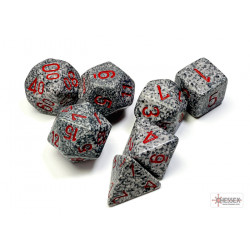 Speckled Granite Polyhedral 7 - Dice Set