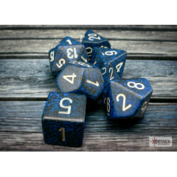 Speckled Stealth Polyhedral 7 - Dice Set