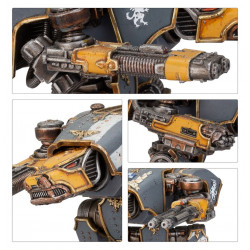 Legion Imperialis: Warhound scout titans with Turbo-Laser Destructors and Vulan Mega-Bolters