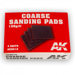COARSE Sanding Pads -120 Grit. 4 Units