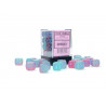 Gemini Gel Green-Pink/blue Luminary 12mm d6 Dice Block (36 dice)