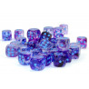 Nebula Nocturnal/blue Luminary 12mm d6 Dice Block (36 dice)