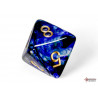 Nebula Oceanic/gold Luminary Polyhedral 7-Dice Set