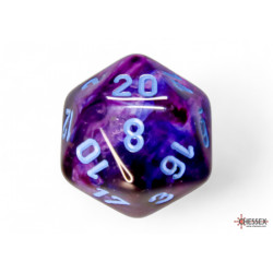 Nebula Nocturnal/blue Luminary Polyhedral 7-Dice Set