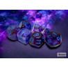 Nebula Nocturnal/blue Luminary Polyhedral 7-Dice Set