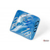 Luminary Sky/silver Polyhedral 7-Dice Set