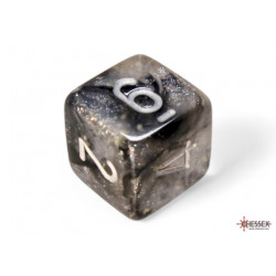 Borealis Light Smoke/silver Luminary Polyhedral 7-Dice Set