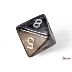 Borealis Light Smoke/silver Luminary Polyhedral 7-Dice Set