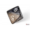 Borealis Light Smoke/silver Luminary Polyhedral 7-Dice Set