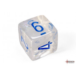 Borealis Icicle/light blue Luminary Polyhedral 7-Dice Set