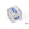 Borealis Icicle/light blue Luminary Polyhedral 7-Dice Set