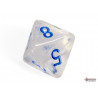 Borealis Icicle/light blue Luminary Polyhedral 7-Dice Set