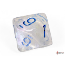 Borealis Icicle/light blue Luminary Polyhedral 7-Dice Set