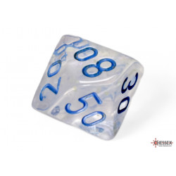 Borealis Icicle/light blue Luminary Polyhedral 7-Dice Set