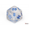 Borealis Icicle/light blue Luminary Polyhedral 7-Dice Set