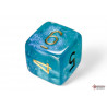 Borealis Teal/gold Luminary Polyhedral 7-Dice Set