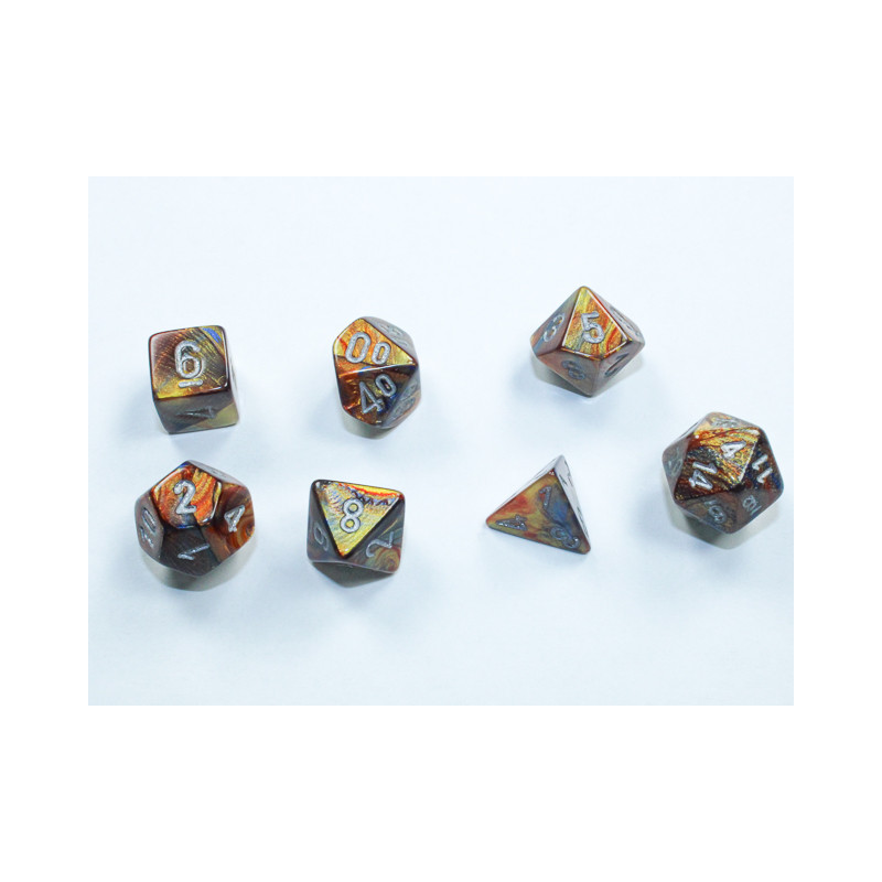 Lustrous Mini-hedral Gold/silver 7-Die set