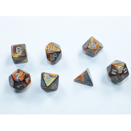 Lustrous Mini-hedral Gold/silver 7-Die set