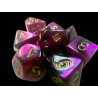 Gemini Mini-hedral Black-Purple/gold 7-Die Set