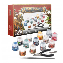 Age of Sigmar: Paints Plus Tools Set