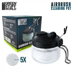 Airbrush Cleaning Pot