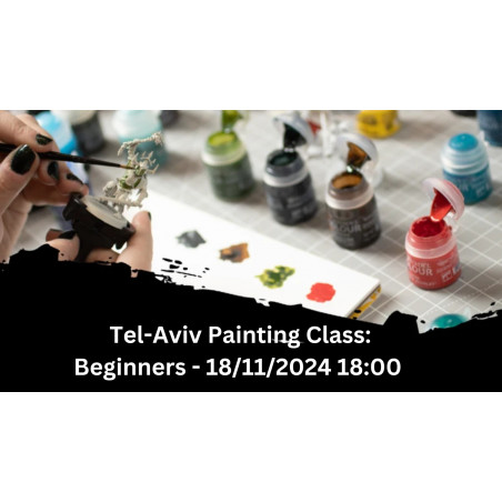 Tel-Aviv Painting Class: Beginners - 18/11/2024 18:00