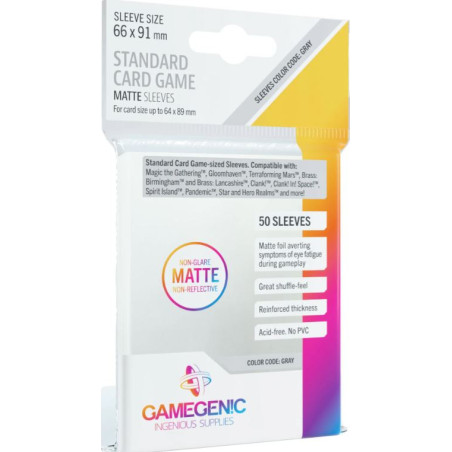 Standard Card Game Matte Sleeves