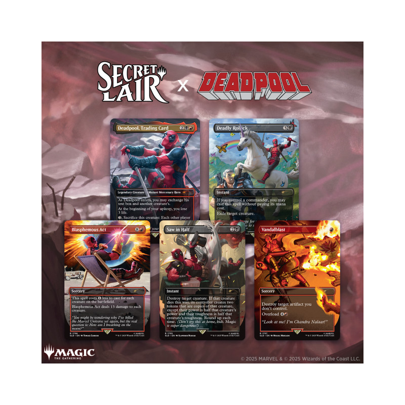 DEADPOOL SECRET LAIR DROP (non-foil edition)