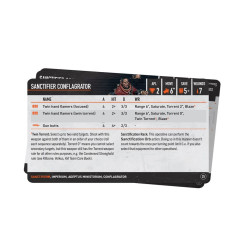 Kill Team Sanctifiers Datacards
