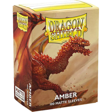 DragonShield Amber Matt Sleeves