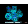 Borealis Kelp/light Green Luminary Polyhedral 7-dice Set