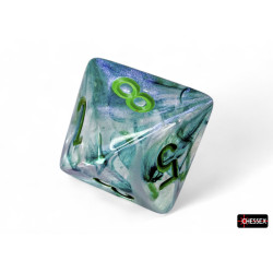 Borealis Kelp/light Green Luminary Polyhedral 7-dice Set