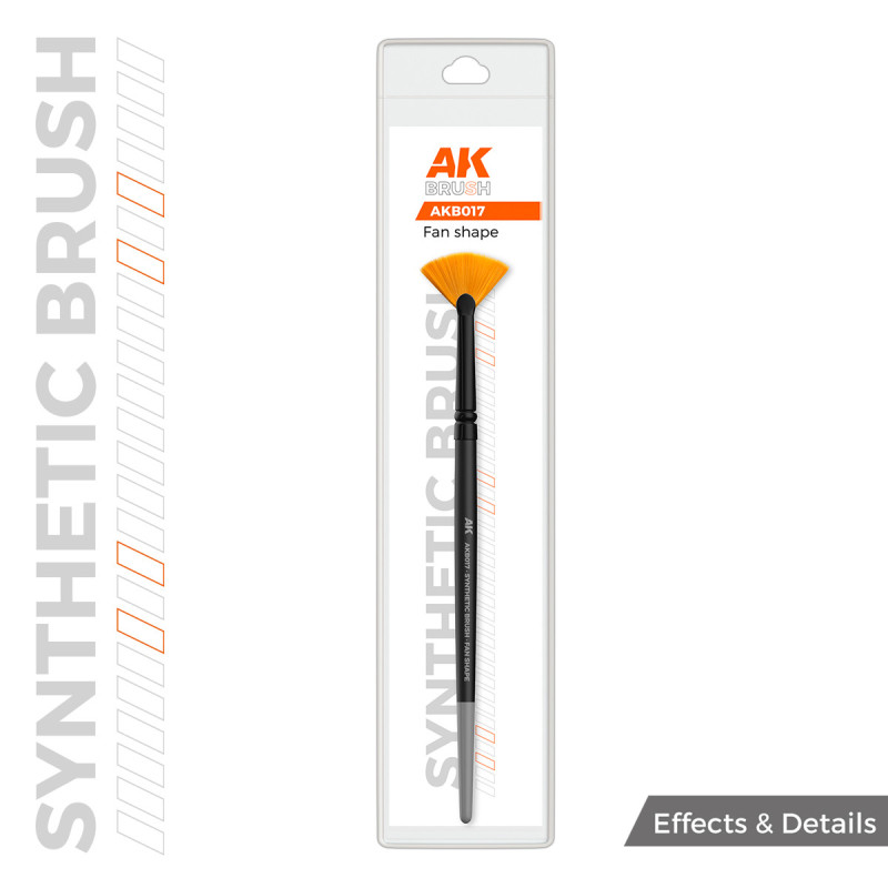 AK Synthetic Brush- Fan Shape