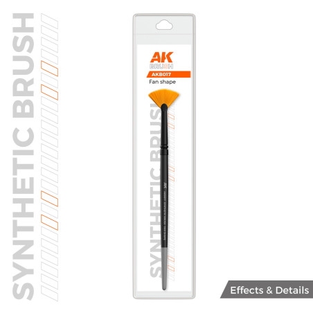 AK Synthetic Brush- Fan Shape
