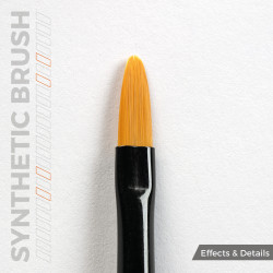AK Synthetic Brush- Filbert 4