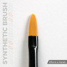 AK Synthetic Brush- Filbert 4