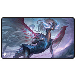 Black Stitched Playmat Jeskai