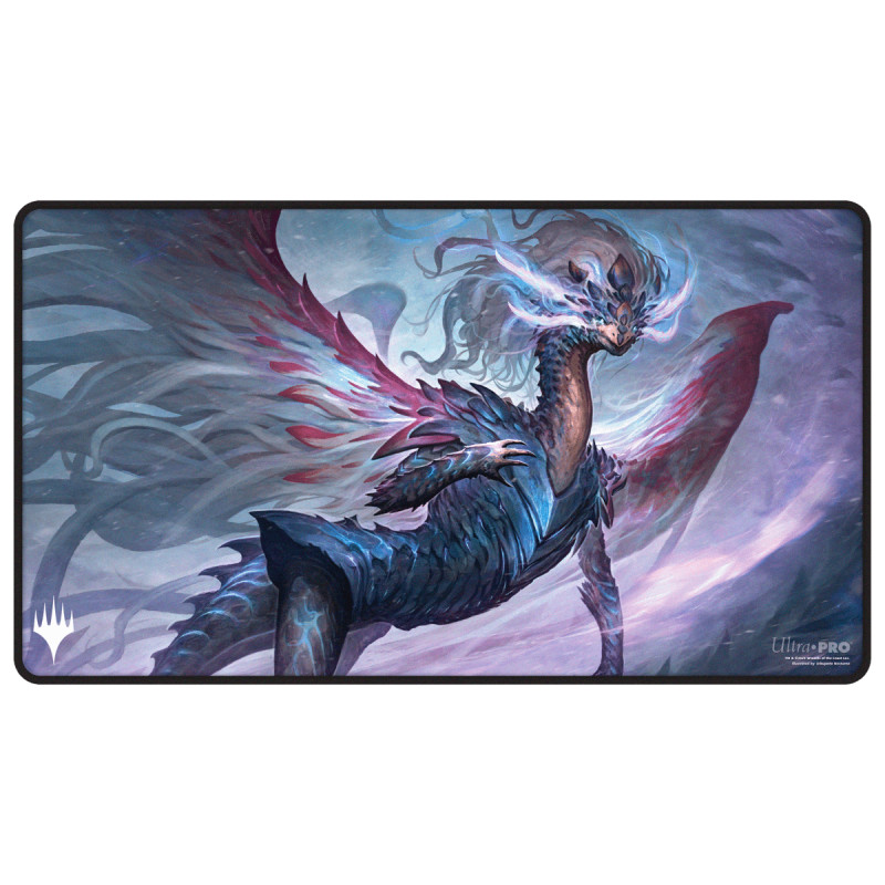 Black Stitched Playmat Jeskai