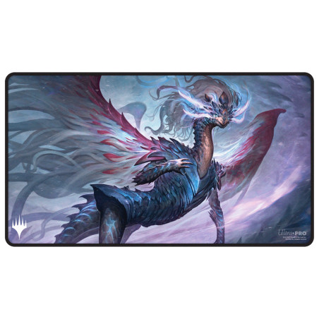 Black Stitched Playmat Jeskai