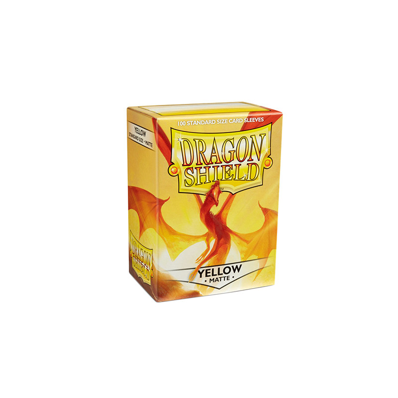 Dragon Shield Matte Yellow 100-Ct