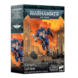 Captain with Jump pack and Relic Shield