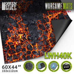 Neoprene Mat 44x60" Flamecoil Path with deployment lines