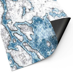 Neoprene Mat 44x60" Blizzard Hollows with deployment lines