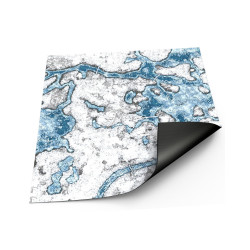 Neoprene Mat 4x4' Blizzard Hollows (120x120cm)