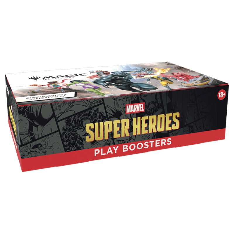 Marvel Super Heroes Play Booster Display