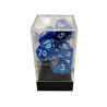 Marble Blue/White Polyhedral 7-Die Set
