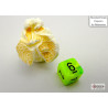 Vortex Bright Green/Black Mini Polyhedral 7-Die Set